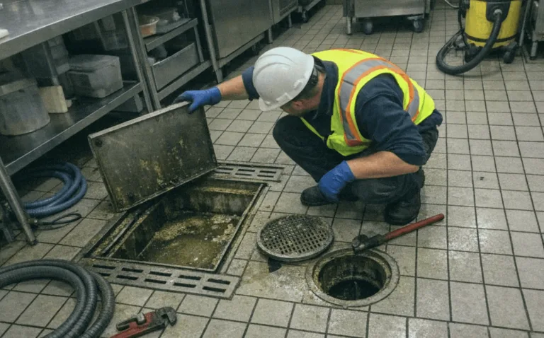 Gewerbliche Rohrreinigung in einem Gastronomiebetrieb im Sternviertel